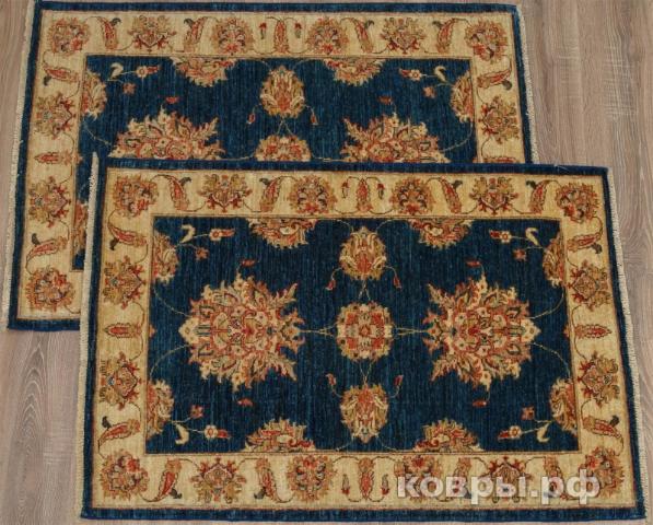 ковер ручной работы Пакистанский ковер ручной работы Чуби зиглер 0.8x1.21м — фото 2