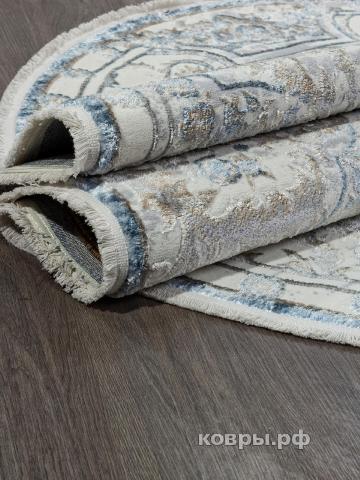 ковер ALPIN SAHARA 00765A D.BLUE FDY / CREAM HB Овал — фото 4