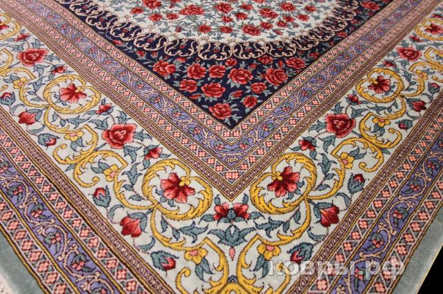 ковер ручной работы Шелковый Китайский ковер ручной работы 1.41x2.14 — фото 3