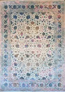 Индийский ковер ручной работы из шелка и шерсти Rajkumar (Ражкумар) 3.76x2.73