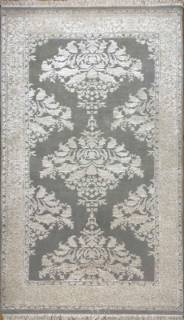 Индийский ковер ручной работы из шелка и шерсти 1.55x0.92