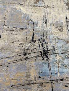 Индийский ковер ручной работы из шелка и шерсти 3.1x2.47