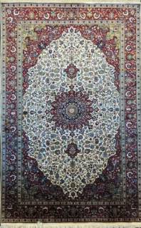 Шелковый Индийский ковер ручной работы Kashmir (Кашмир) 2.71x1.86