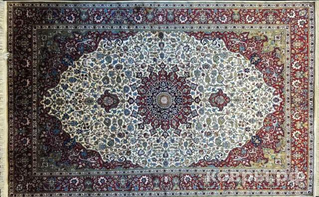 ковер ручной работы Шелковый Индийский ковер ручной работы Kashmir (Кашмир) 2.71x1.86