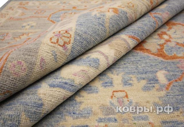 ковер ручной работы Шелковый Афганский ковер ручной работы Oushak (Ушак) 4.2x3 — фото 5