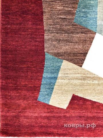 ковер ручной работы Афганский ковер ручной работы из шелка и шерсти Modern (Модерн) 3.38x2.42 — фото 4