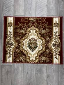 Коврик № 1807,бордовый,размер 1 на 0,8 метра