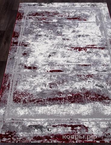 ковер ARDA SATINE S107B KOYU GREY COKEN / RED — фото 2