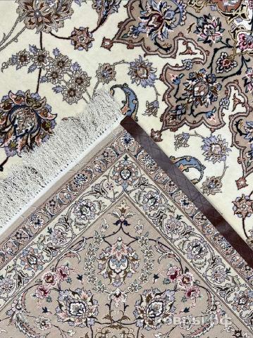 ковер ручной работы Иранский ковер ручной работы из шелка и шерсти Isfahan (Исфахан) 6.2x4.08 — фото 3