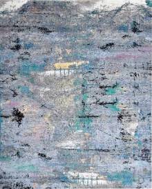 Индийский ковер ручной работы из шелка и шерсти 4.49x3.59