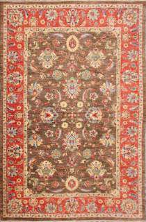 Афганский ковер ручной работы из шелка и шерсти Сhoubi Ziegler (Чуби зиглер) 2.39x1.75