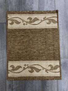 Коврик № 1854,светло-коричневый,размер 0,6 на 0,8 метра