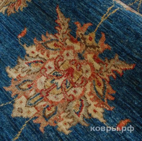 ковер ручной работы Пакистанский ковер ручной работы Чуби зиглер 0.8x1.21м — фото 3