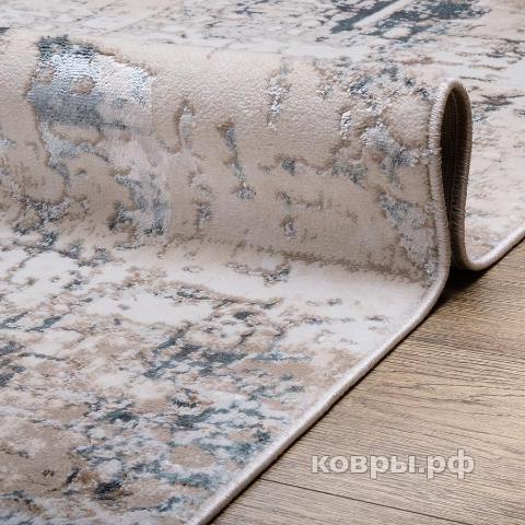 ковер Karmen hali Ascona 1075B ACIK MAVI FLOS / ACIK MAVI FLOS овал — фото 2