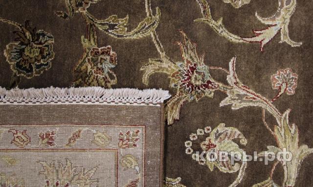 ковер ручной работы Индийский ковер ручной работы из шелка и шерсти Agra (Агра) 2.41x2.98 — фото 4