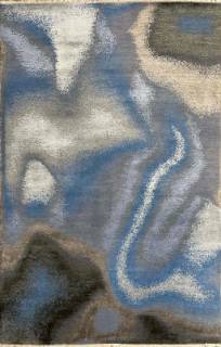 Индийский ковер ручной работы из шелка и шерсти 2.76x1.8