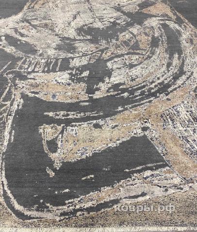 ковер ручной работы Индийский ковер ручной работы из шелка и шерсти 3.03x2.46 — фото 2