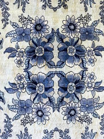 ковер ручной работы Шелковый Китайский ковер ручной работы 300 lines (300 линий) 0.93x0.6 — фото 4