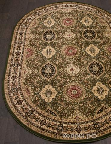 ковер Merinos Izmir d101 GREEN Овал — фото 2