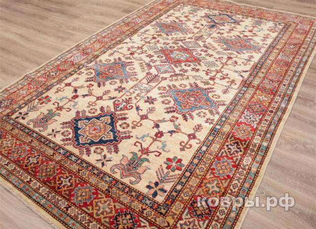 ковер ручной работы Пакистанский ковер ручной работы Казах 1.75x2.62м — фото 4