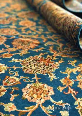 ковер ручной работы Шелковый Индийский ковер ручной работы Kashmir (Кашмир) 2.86x1.84 — фото 3