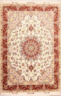 Иранский ковер ручной работы из шелка и шерсти Tabriz (Табриз Олия)  2.1x1.53