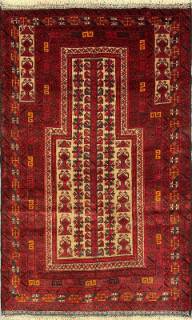 Шерстяной Иранский ковер ручной работы Namazlik (Намазлык ) 1.48x0.93