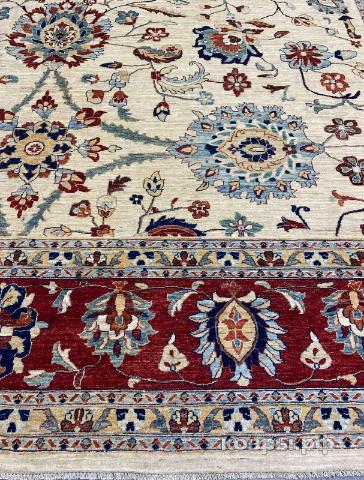 ковер ручной работы Шелковый Афганский ковер ручной работы Сhoubi (Чуби) 5.2x4.18 — фото 2