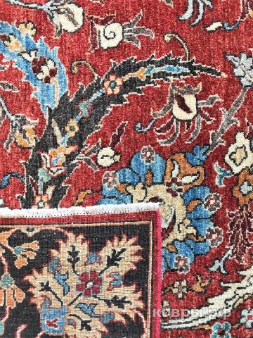 ковер ручной работы Афганский ковер ручной работы из шелка и шерсти Bidjar (Биджар) 3.64x2.72 — фото 4