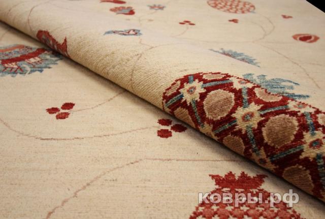 ковер ручной работы Шерстяной Афганский ковер ручной работы Сhoubi (Чуби)  2.75x2.11 — фото 2