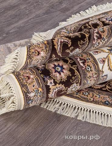 ковер MERINOS ARAVIA d158 CREAM-BROWN Овал — фото 4