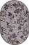 ковер Merinos Silver d353 gray овал