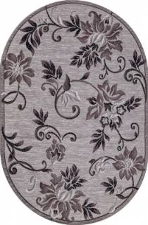 Ковер Silver d353 gray овал