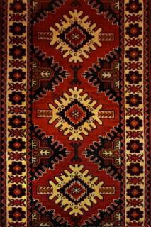 Афганский ковер ручной работы Казах 0.91x3.01м