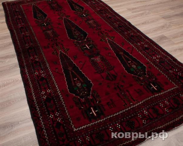 ковер ручной работы Иранский ковер ручной работы Биджар 1.38x2.65м — фото 4