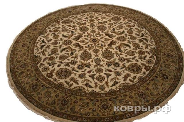 ковер ручной работы Индийский ковер ручной работы Агра 2.43x2.43м — фото 2