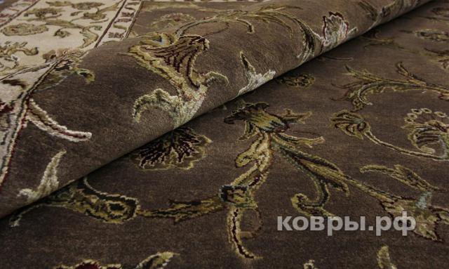 ковер ручной работы Индийский ковер ручной работы из шелка и шерсти Agra (Агра) 2.41x2.98 — фото 5