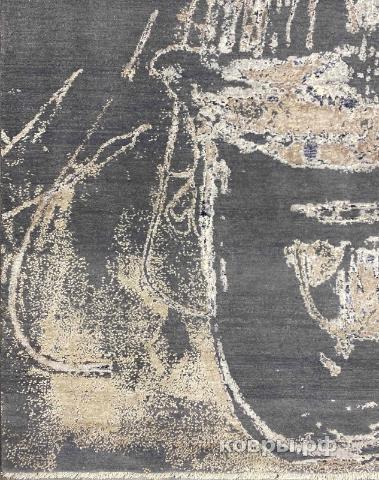 ковер ручной работы Индийский ковер ручной работы из шелка и шерсти 3.03x2.46 — фото 3