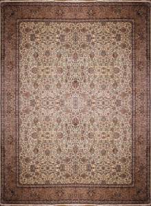 Шелковый Индийский ковер ручной работы Kashmir (Кашмир)  3.46x2.44