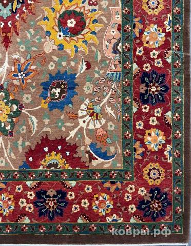 ковер ручной работы Шерстяной Иранский ковер ручной работы Tabriz (Табриз) 4.33x3.17 — фото 3