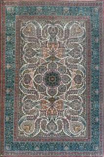 Китайский ковер ручной работы 400 линий 1.25x1.8