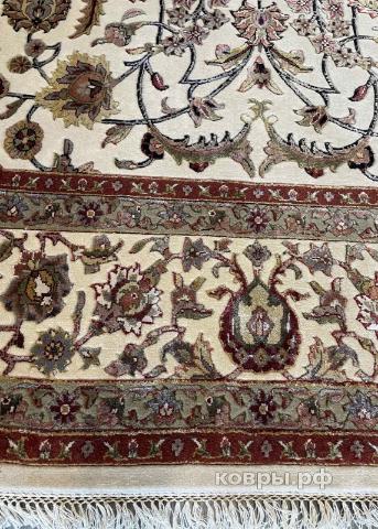 ковер ручной работы Индийский ковер ручной работы из шелка и шерсти Agra (Агра)  2.51x2.51 — фото 2