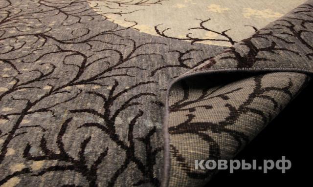 ковер ручной работы Шелковый Афганский ковер ручной работы Modern (Модерн)3x2.47 — фото 2