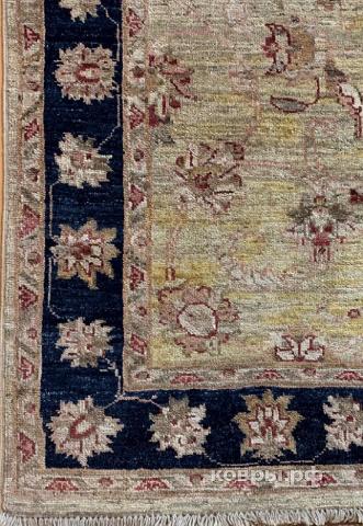 ковер ручной работы Афганский ковер ручной работы из шелка и шерсти Сhoubi (Чуби) 1.76x1.14 — фото 2