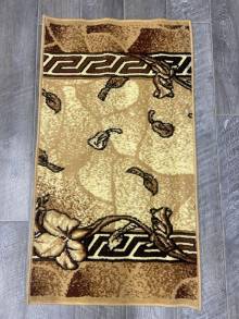 Коврик № 1346,бежевый,размер 0,67 на 1,2 метра