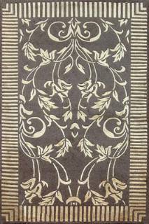 Дизайнерский ковер ручной работы из шерсти дикого яка 063 0.7x1.22