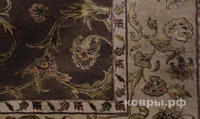 ковер ручной работы Индийский ковер ручной работы из шелка и шерсти Agra (Агра) 2.41x2.98 — фото 6