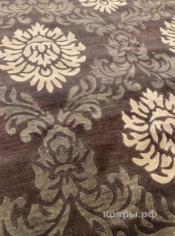 ковер ручной работы Индийский ковер ручной работы из шелка и шерсти 2.46x1.55 — фото 2