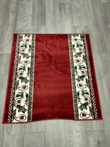 Коврик №412-красный,размер 1 на 1,1 метра