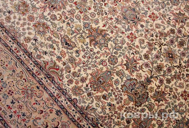 ковер ручной работы Шелковый Индийский ковер ручной работы Kashmir (Кашмир)  3.46x2.44 — фото 2